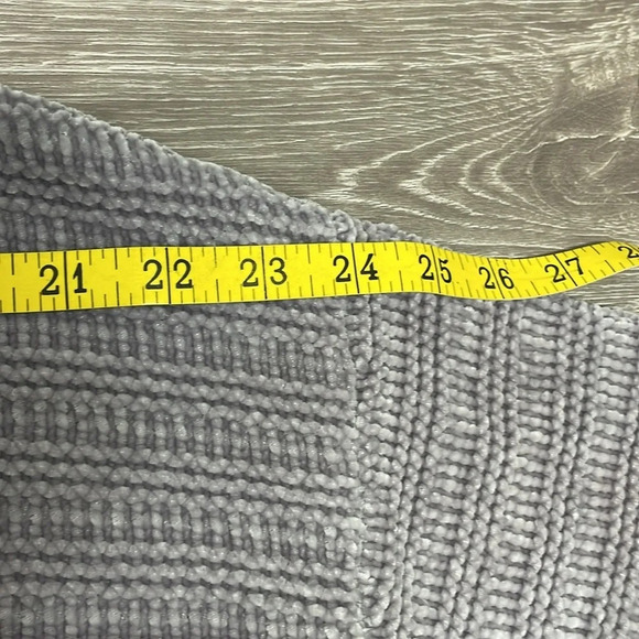 Liz Claiborne Chenille Cowl Neck Sweater Gray M - Picture 6 of 15